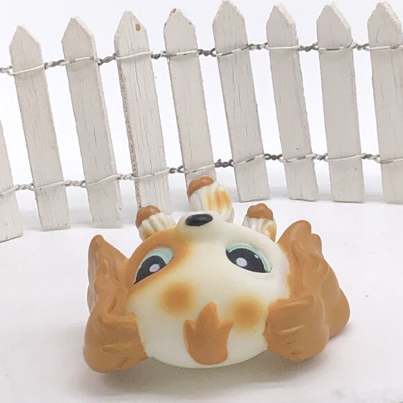 Littlest Pet Shop (LPS) Brown and White Spotted Cocker Spaniel #344 Authentic - Picture 3 of 5